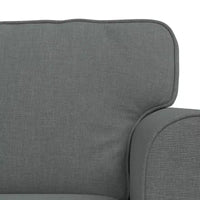 vidaXL Ensemble de canapés 2 pcs Gris foncé 175 x 82 x 80 cm Tissu