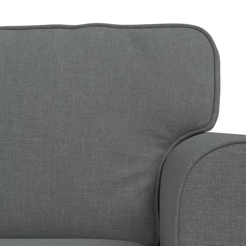 vidaXL Ensemble de canapés 2 pcs Gris foncé 175 x 82 x 80 cm Tissu