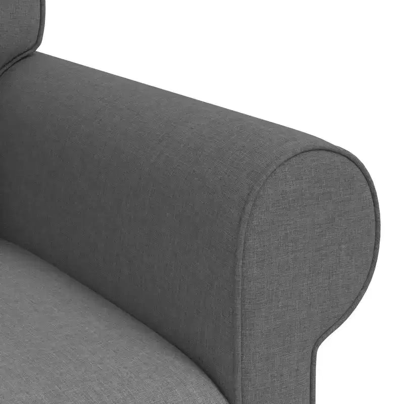 vidaXL Ensemble de canapés 2 pcs Gris foncé 175 x 82 x 80 cm Tissu