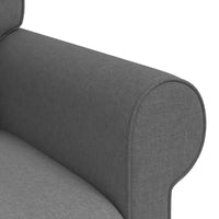 vidaXL Ensemble de canapés 2 pcs Gris foncé 175 x 82 x 80 cm Tissu