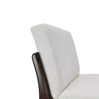 Christopher Knight Home Yvette Tabourets de bar rembourrés en bois d'hévéa de style Mid-Century (Lot de 4)