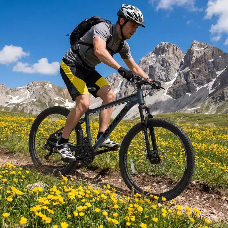 Vélo tout terrain GDFStudio Trailcrest 26 pouces tous terrains 21 vitesses à suspension avant