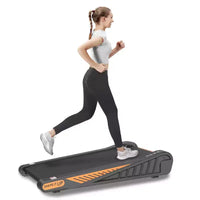 NAYSAYE Tapis de marche sous le bureau avec inclinaison de 8 %, tapis de course compact pour l'exercice à domicile dans les petits espaces, noir, 37,8*22*6,7