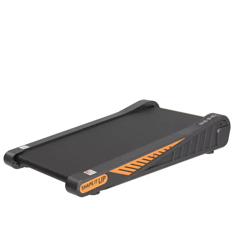 NAYSAYE Tapis de marche sous le bureau avec inclinaison de 8 %, tapis de course compact pour l'exercice à domicile dans les petits espaces, noir, 37,8*22*6,7