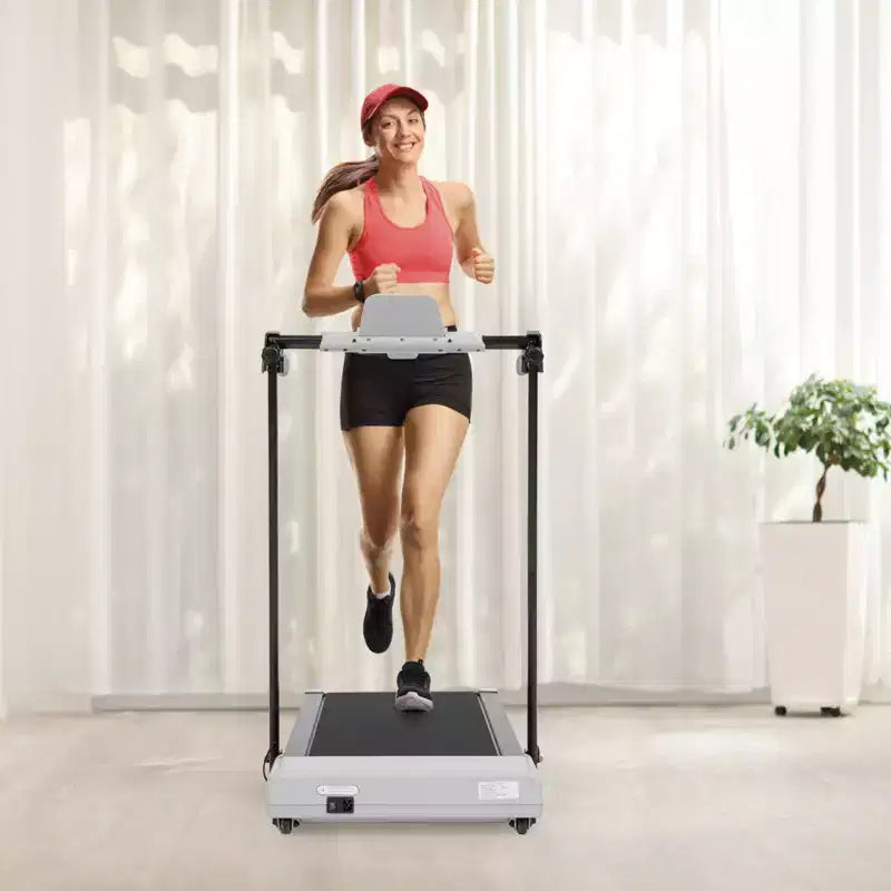 Tapis Roulant Pliable NAYSAYE, Équipement d'Exercice Multifonctionnel pour la Marche et la Course, Gris, 49.2*23.6*42.9