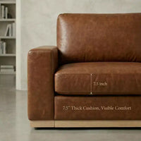 Dyonery 42 Fauteuil Accent pour Salon, Fauteuil Inclinable Large Surdimensionné, Fauteuil en Tissu Chenille, Cadre en Bois Massif, Coussins à Ressorts, Assemblage Facile