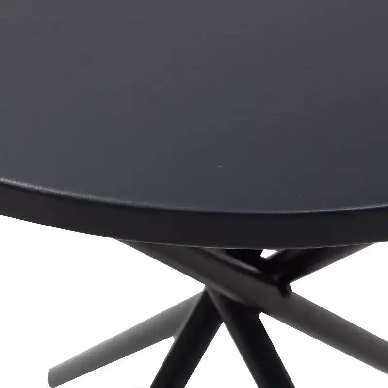 Ensemble de bistro 3 pièces Marvello GDFStudio en osier et fer forgé d'extérieur avec coussins