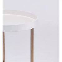 Table d'appoint ronde en cuivre 22