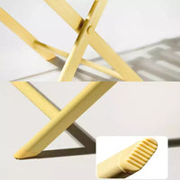 MAYEERTY Ensemble bistrot de patio pliable blanc 3 pièces, table et chaises rondes
