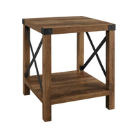 Table d'appoint Middlebrook Kujawa 18 pouces avec pieds en X