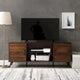 Meuble TV à 2 portes de 60 pouces de style moderne du milieu du siècle Middlebrook