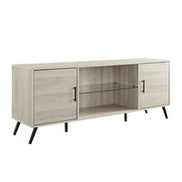 Meuble TV à 2 portes de 60 pouces de style moderne du milieu du siècle Middlebrook