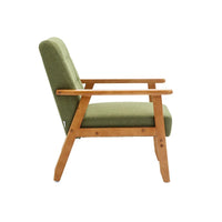 Fauteuil d'appoint capitonné 28,74 avec cadre en bois massif