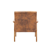Fauteuil d'appoint capitonné 28,74 avec cadre en bois massif