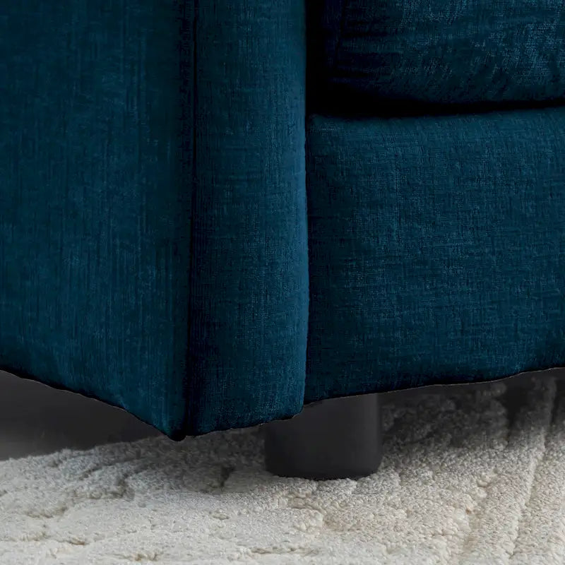 Ensemble canapé sectionnel 2 pièces en chenille pour salon