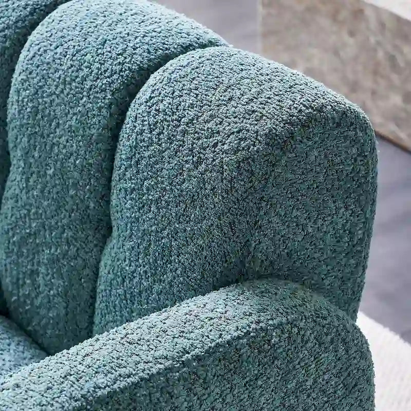 Fauteuil d'appoint Vert Moderne 31.1 avec Mousse Haute Densité