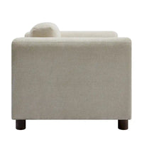 Fauteuil d'appoint en velours tissé de 45,5 W avec coussin haute densité
