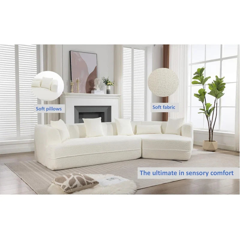 Canapé modulable Boucle avec combinaisons libres