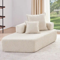 Canapé Sectionnel Modulable Personnalisable DIY Rembourré en Bouclette