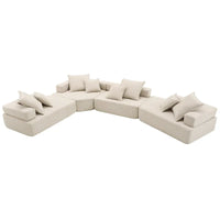 Canapé Sectionnel Modulable Personnalisable DIY Rembourré en Bouclette