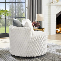 Fauteuil à roulettes Off White 35, rembourré en 3D
