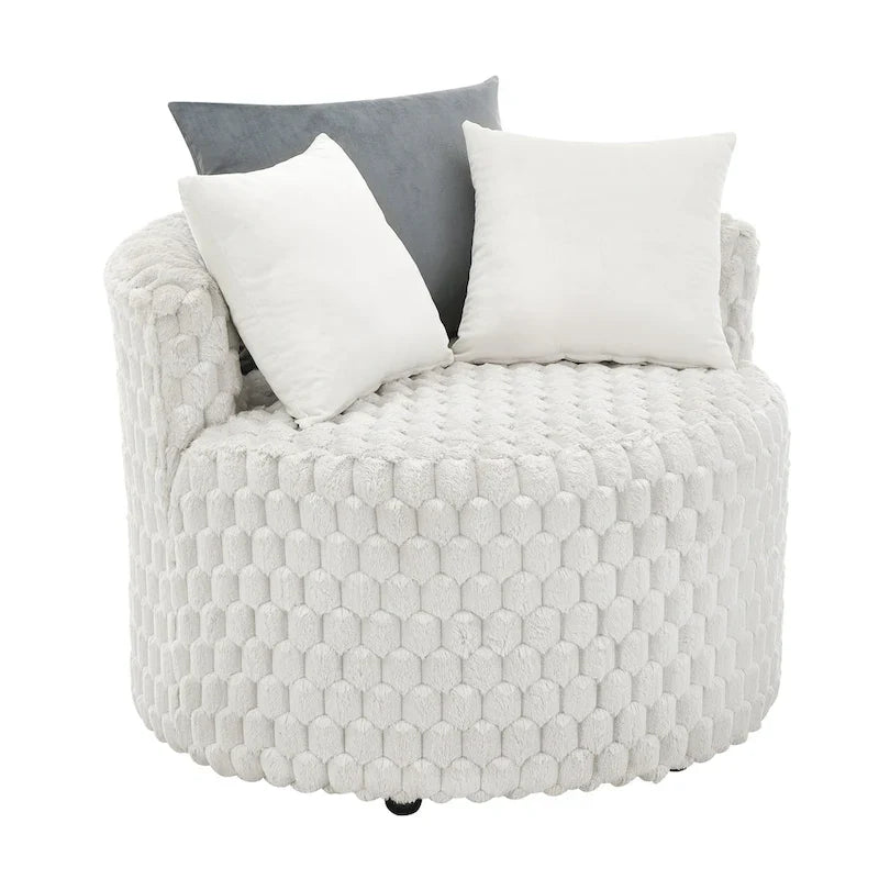 Fauteuil à roulettes Off White 35, rembourré en 3D