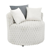 Fauteuil à roulettes Off White 35, rembourré en 3D