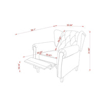 Fauteuil à accoudoirs capitonné réglable noir 35.04 avec pieds robustes