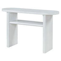Table console moderne en bois 47,80 po avec étagère