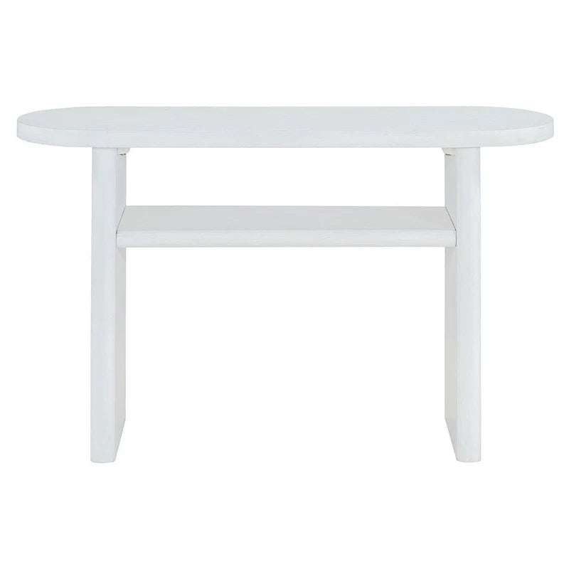 Table console moderne en bois 47,80 po avec étagère