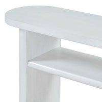 Table console moderne en bois 47,80 po avec étagère