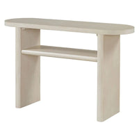 Table console moderne en bois 47,80 po avec étagère