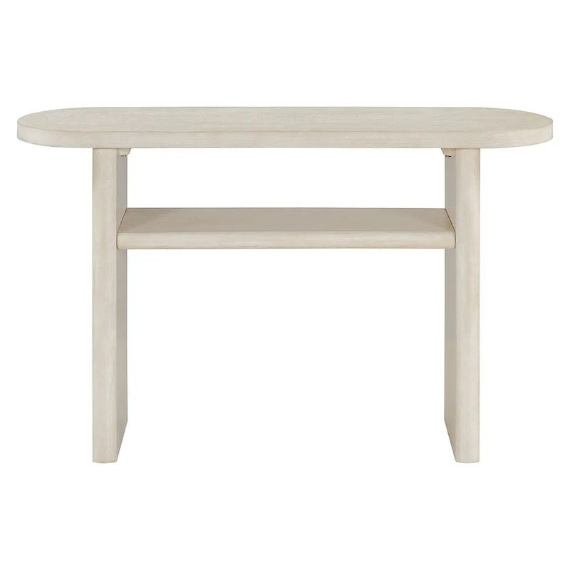 Table console moderne en bois 47,80 po avec étagère
