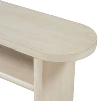 Table console moderne en bois 47,80 po avec étagère