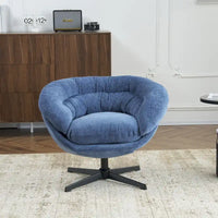 Fauteuil pivotant de club en chenille