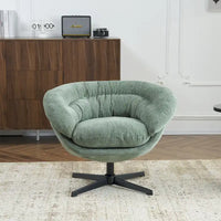Fauteuil pivotant de club en chenille