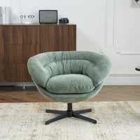 Fauteuil pivotant de club en chenille