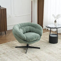 Fauteuil pivotant de club en chenille