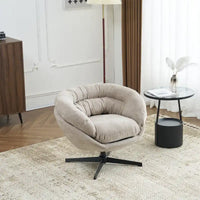 Fauteuil pivotant de club en chenille