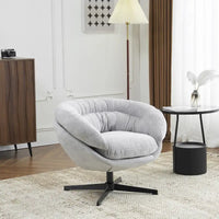Fauteuil pivotant de club en chenille