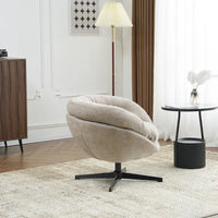 Fauteuil pivotant de club en chenille