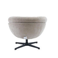 Fauteuil pivotant de club en chenille