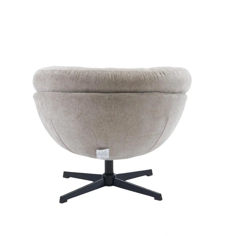 Fauteuil pivotant de club en chenille