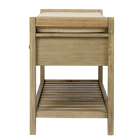 Banc de rangement polyvalent d'entrée de ferme 39 avec 2 tiroirs et 1 étagère à chaussures