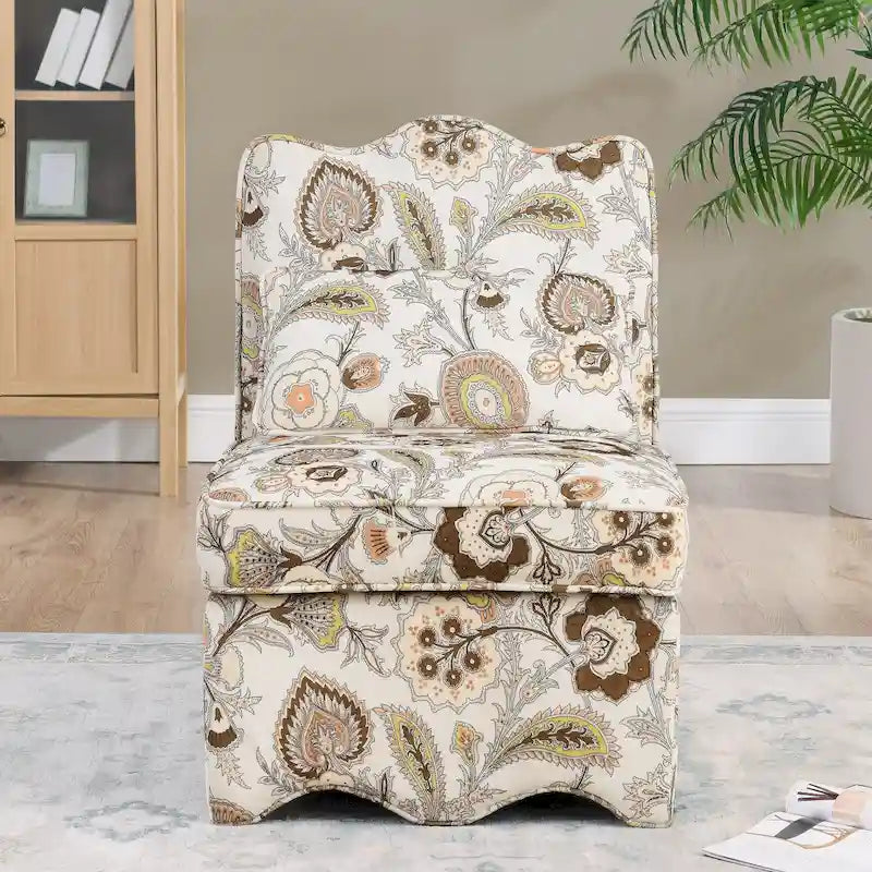 Chaise de salle à manger individuelle en velours avec coussin d'assise moelleux