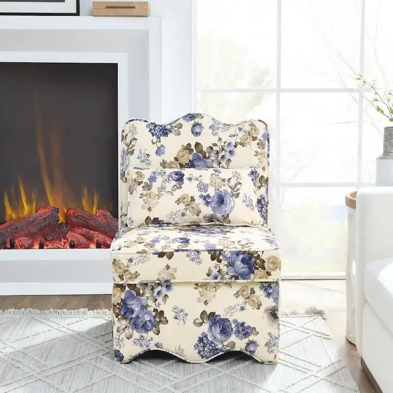 Chaise de salle à manger individuelle en velours avec coussin d'assise moelleux