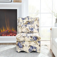 Chaise de salle à manger individuelle en velours avec coussin d'assise moelleux