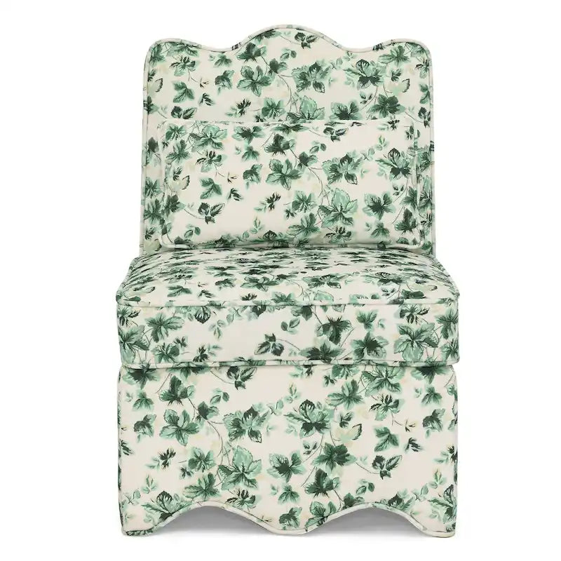 Chaise de salle à manger individuelle en velours avec coussin d'assise moelleux