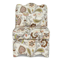 Chaise de salle à manger individuelle en velours avec coussin d'assise moelleux