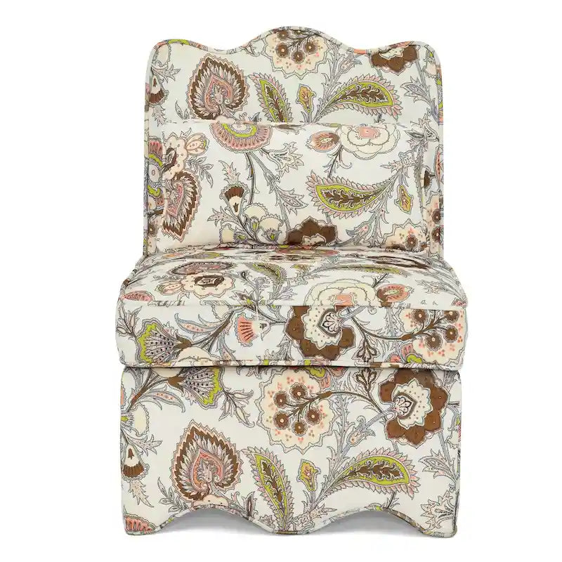 Chaise de salle à manger individuelle en velours avec coussin d'assise moelleux
